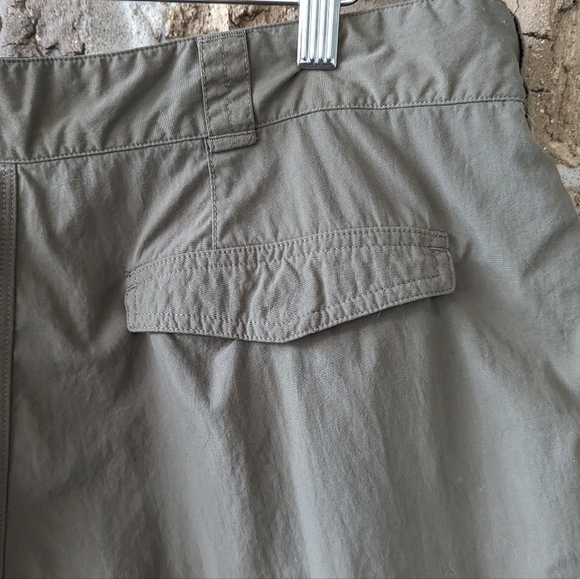 Eastern Mountain Sports Forest Brown 100% Nylon Hiking Shorts Size 16 - Picture 3 of 7